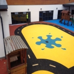 Rhino Paving for Schools Daily Mile in Upton 5