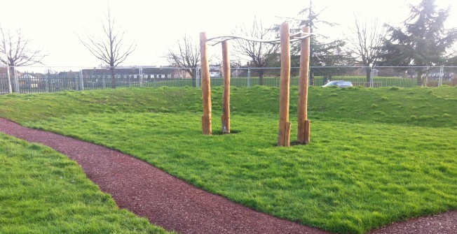 Rubber Mulch for The Daily Mile in Holywell