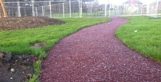 Rubber Mulch Track in Denton